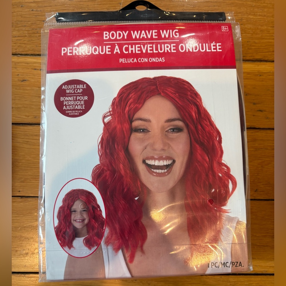 Red Body Wave Wig NWT